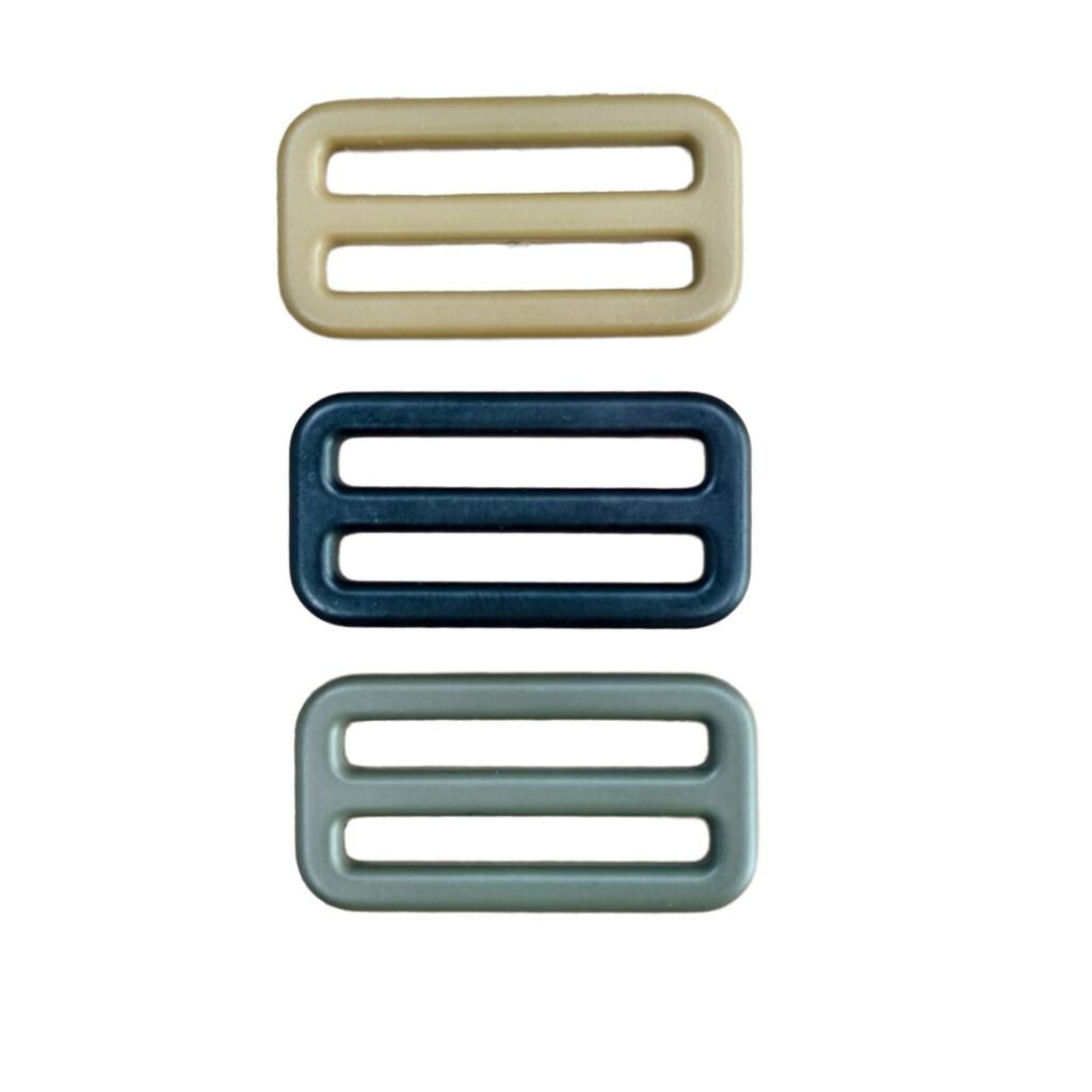 anodized aluminum webbing adjuster