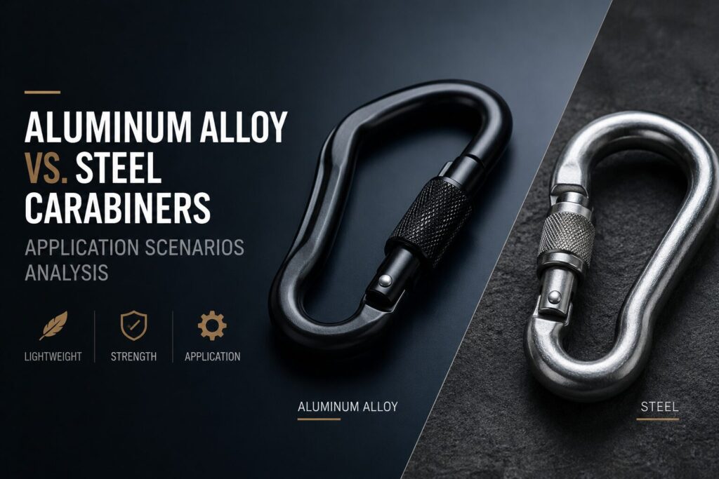 Aluminum Alloy and Steel Carabiners