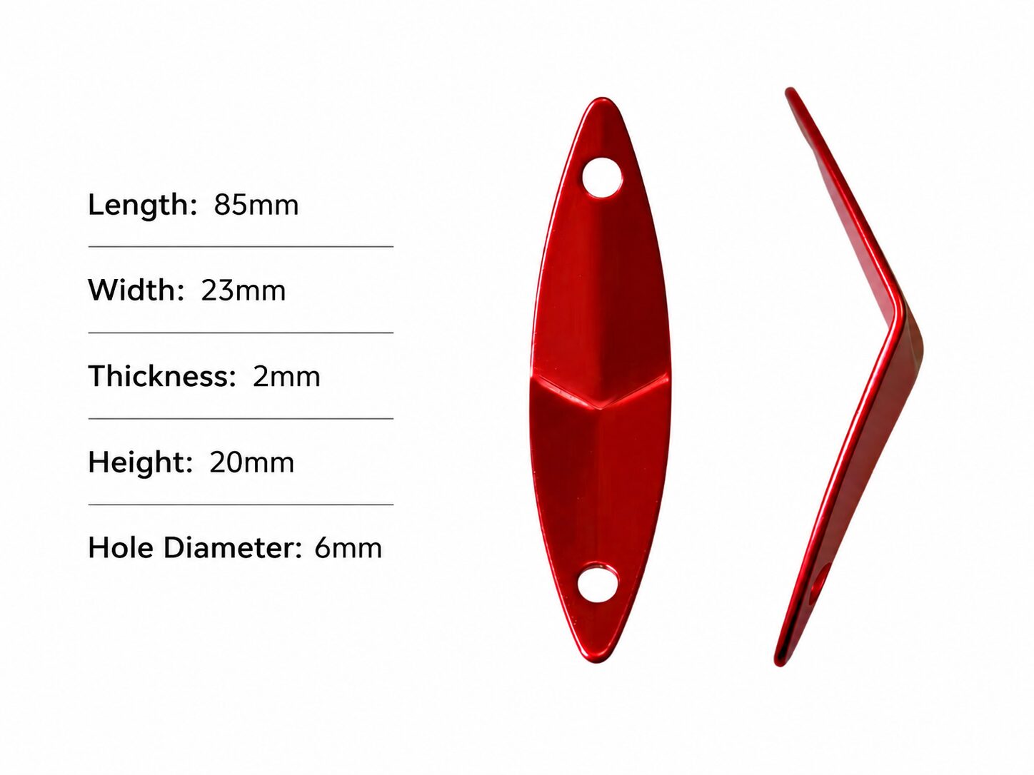 Leaf-shaped Guyline Adjuster