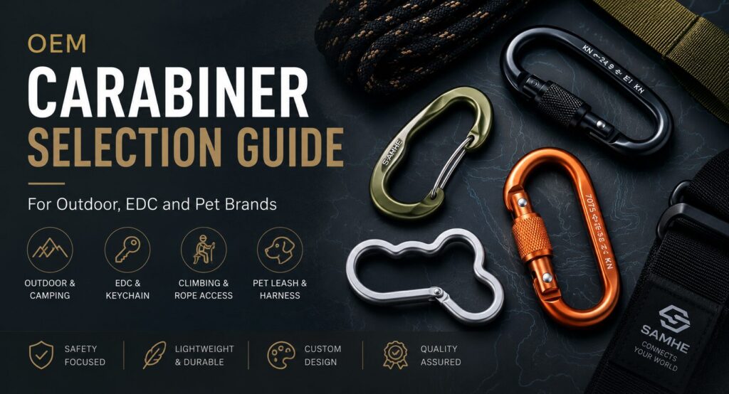 OEM Carabiner Selection Guide for Outdoor, EDC and Pet Brands