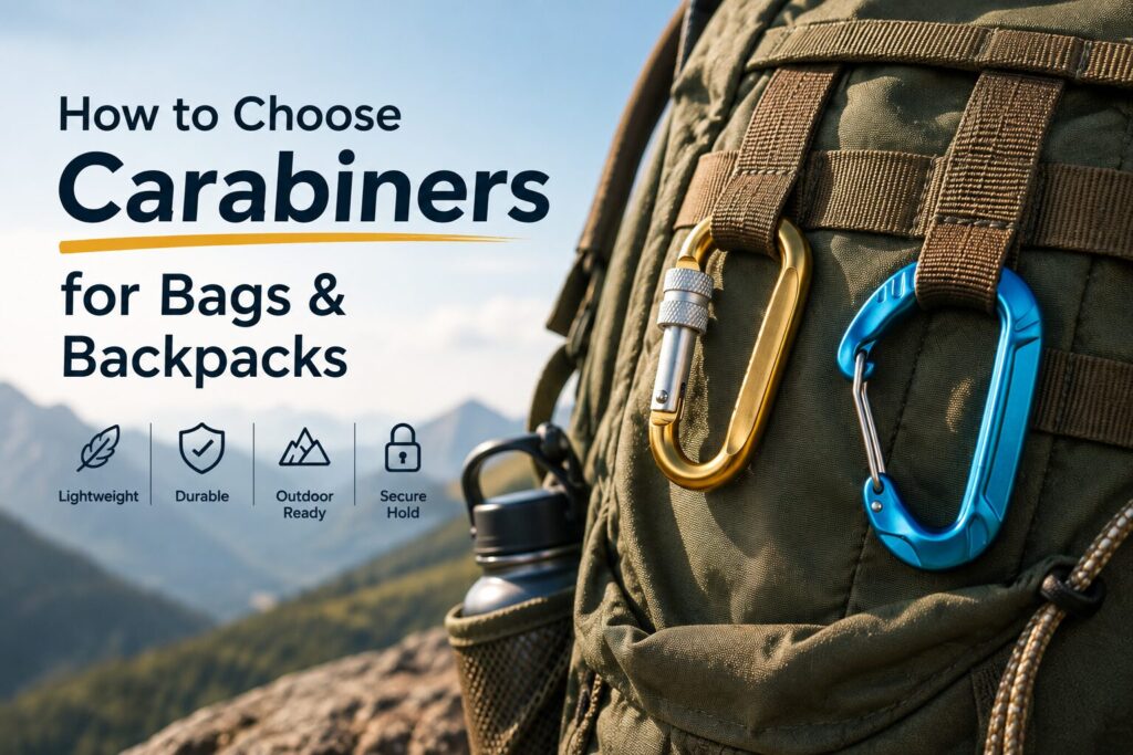 How to Choose Carabiners for Bags & Backpacks