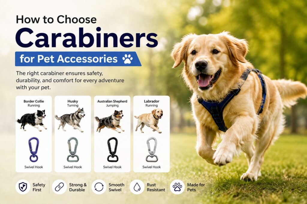 How to Choose Carabiners for Pet Accessories