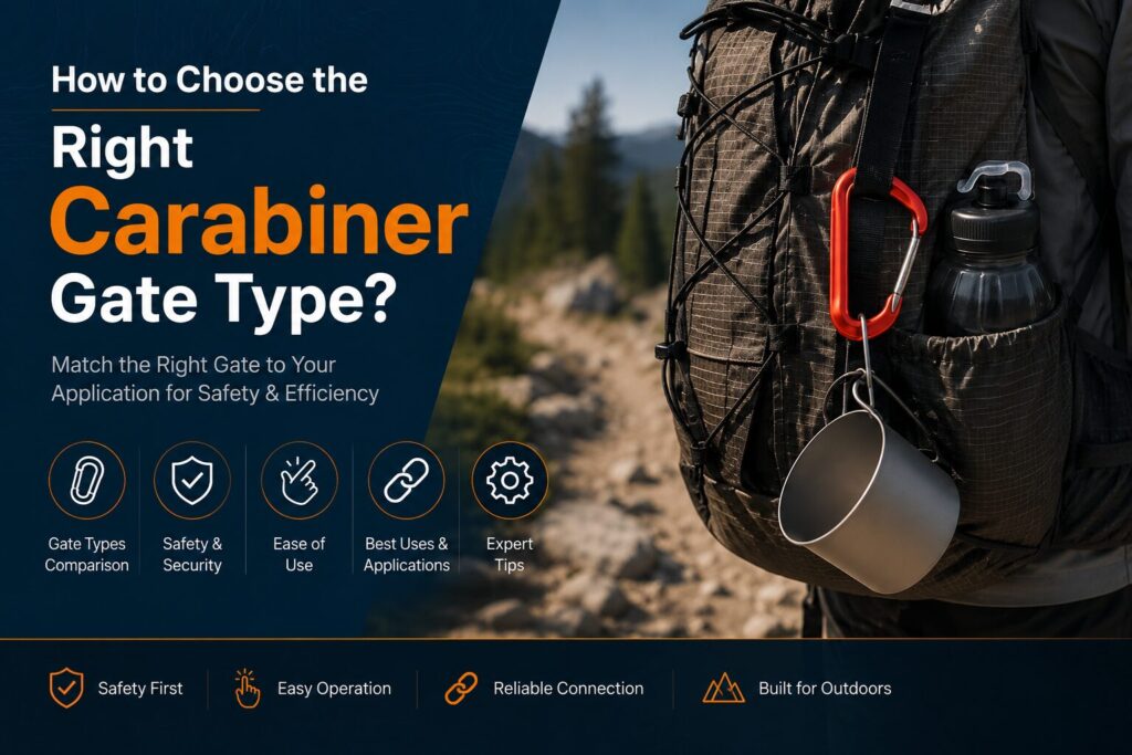 How to choose the right carabiner Gate Type