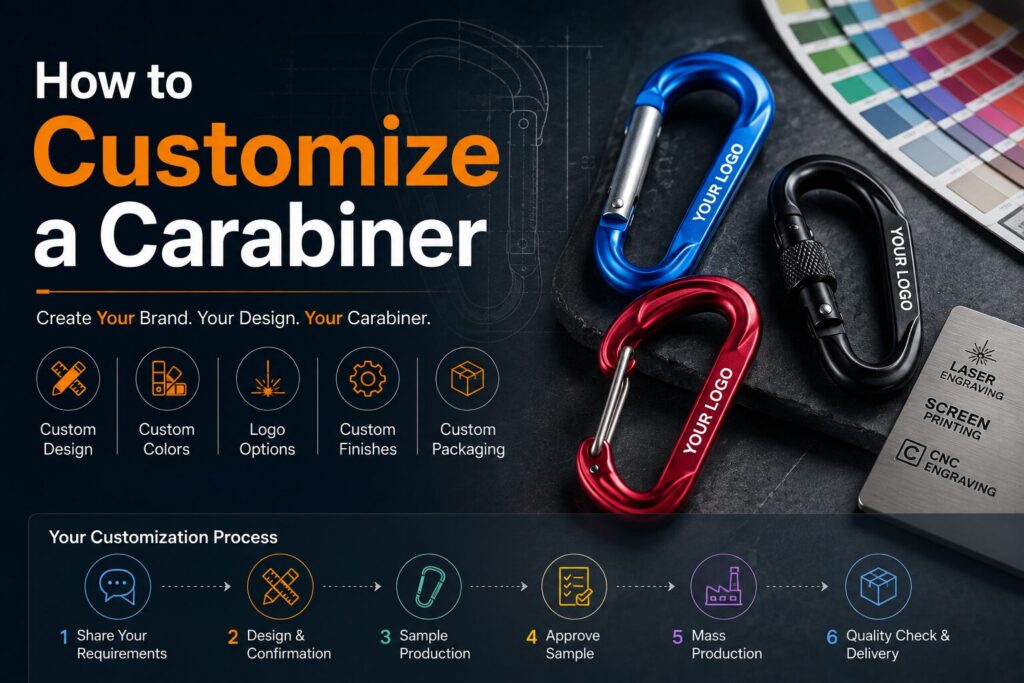 How to custom a carabiner