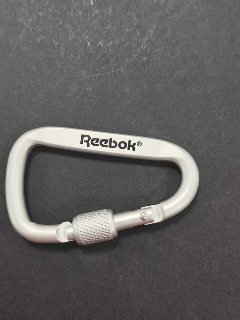 Screen Printing carabiner logo